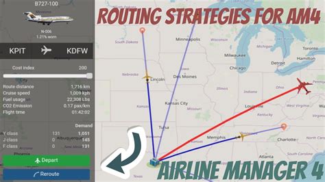 Comparison of various aircraft routing strategies using the air .